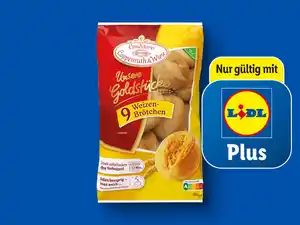 Conditorei Coppenrath & Wiese Unsere Goldstücke Weizen-Brötchen,  450 g