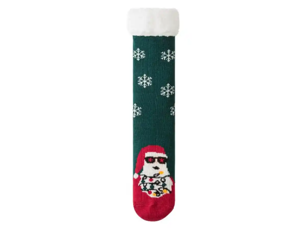 Bild 3 von Unisex Weihnachtssocken mit Silikonnoppen