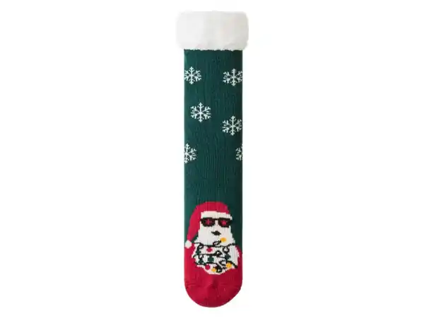 Bild 3 von Unisex Weihnachtssocken mit Silikonnoppen