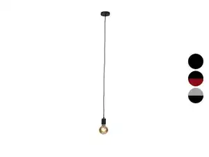 LIVARNO home LED-Pendelleuchte, mit hochwertigem Textilmantel