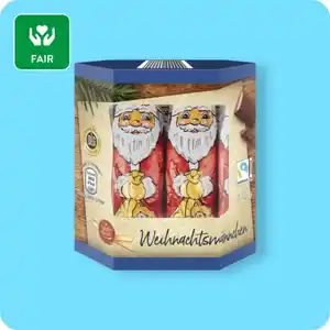 WINTERTRAUM Weihnachtsmännchen, Aus Vollmilchschokolade