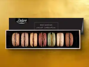 Deluxe Macarons in Geschenkbox,  126 g