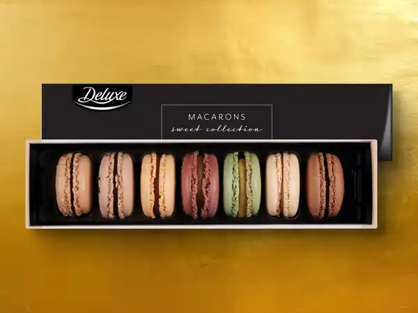 Bild 1 von Deluxe Macarons in Geschenkbox,  126 g