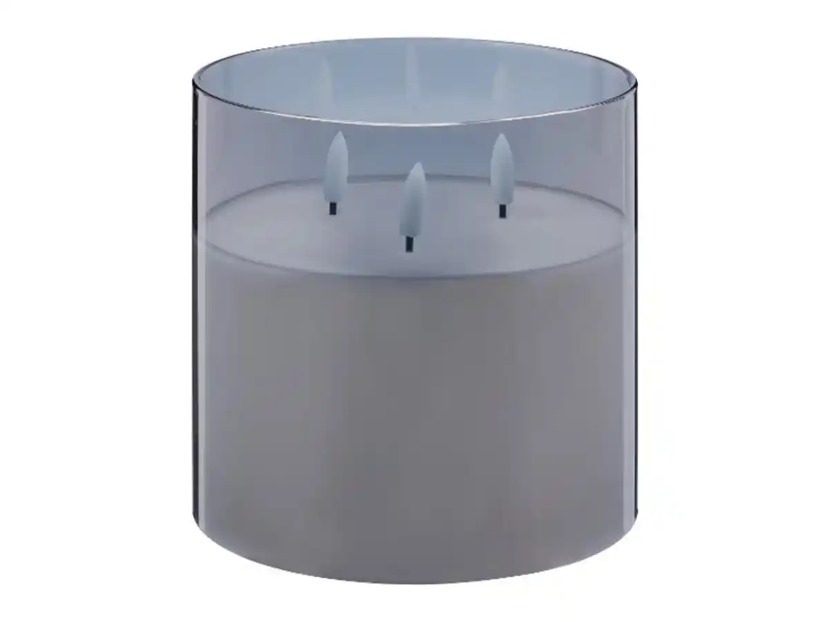 Bild 2 von LIVARNO home LED-Echtwachskerze im Glas mit Flackereffekt