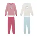 Bild 1 von Frottee Pyjama, pink/weiß, 86/92, 2er Set