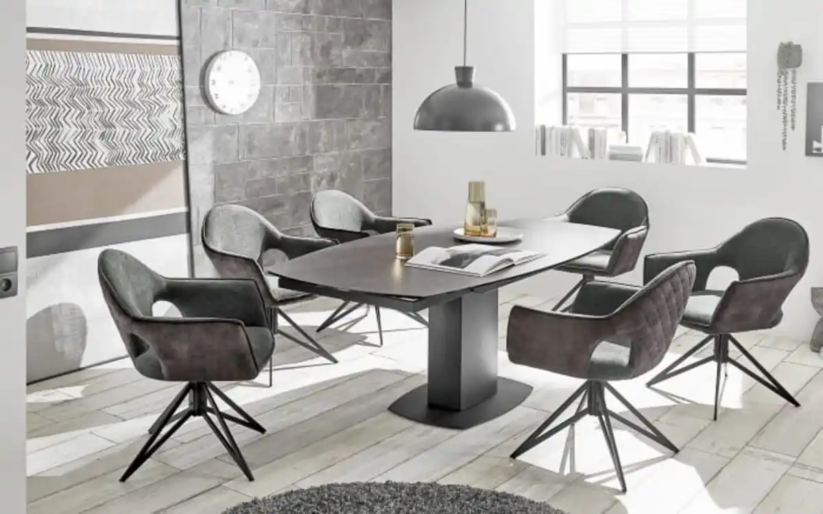 Bild 4 von Vito - Esstisch Eloy Michael, taupe/anthrazit