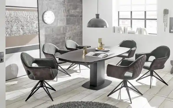 Bild 4 von Vito - Esstisch Eloy Michael, taupe/anthrazit