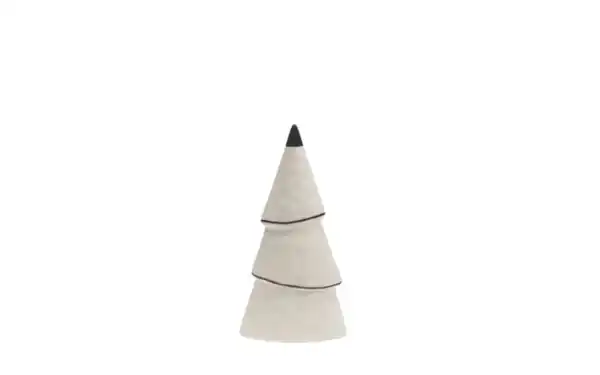 Bild 1 von Deko-Tannenbaum, weiß/schwarz, 13,2 cm