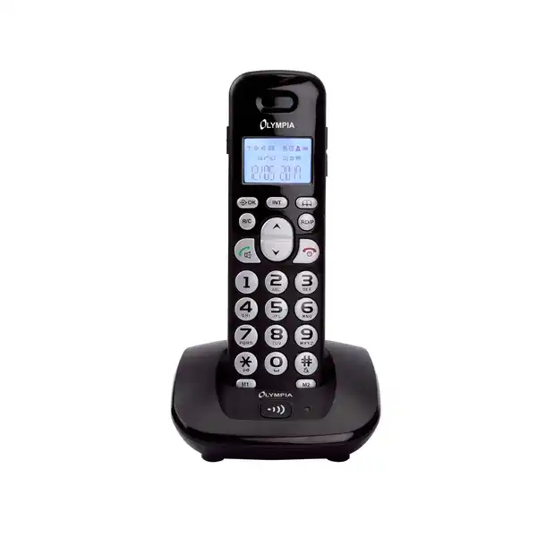 Bild 1 von OLYMPIA DECT 5000 Schnurloses ECO-Mode DECT Telefon, Schwarz