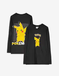 Kinder Langarmshirt - Pokémon - dunkelgrau