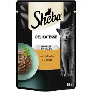 Sheba Delikatesse in Gelee 28x85 g Truthahn