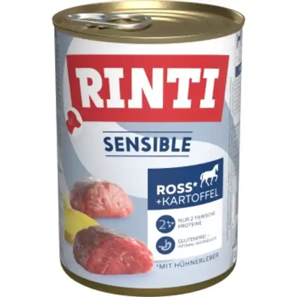 Bild 1 von RINTI Sensible Ross & Hühnerleber 6x400 g