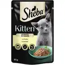 Bild 1 von Sheba Kitten in Sauce 28x85 g Huhn