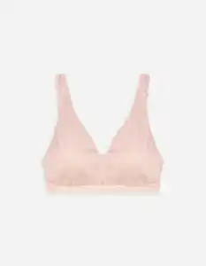 Damen Bralette - Lurex - rosa