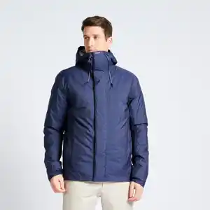 Regenjacke Segeln Herren winter warm wasserdicht - 100 marineblau