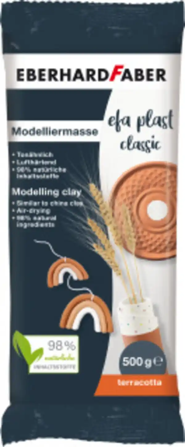 Bild 1 von Faber-Castell Modelliermasse EFA Plast classic terrakotta, 500 g