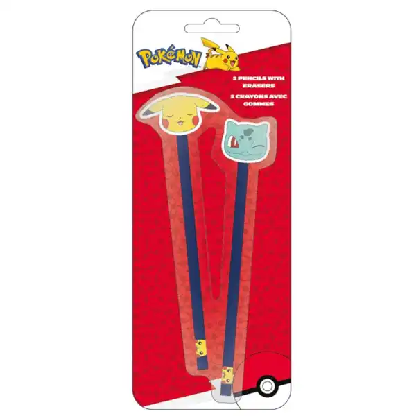 Bild 1 von Pok&#233;mon - Bleistift mit Radierer - 2er Set