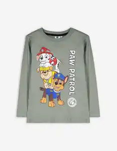 Kinder Langarmshirt - Paw Patrol - dunkelgrün