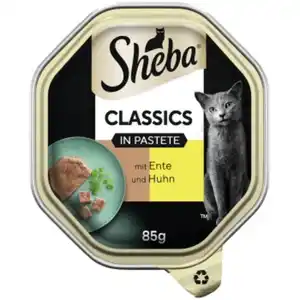 Sheba Classics in Pastete 22x85g mit Ente & Huhn