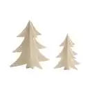 Bild 2 von 3D-Weihnachtsbaum aus Holz 2er-Set