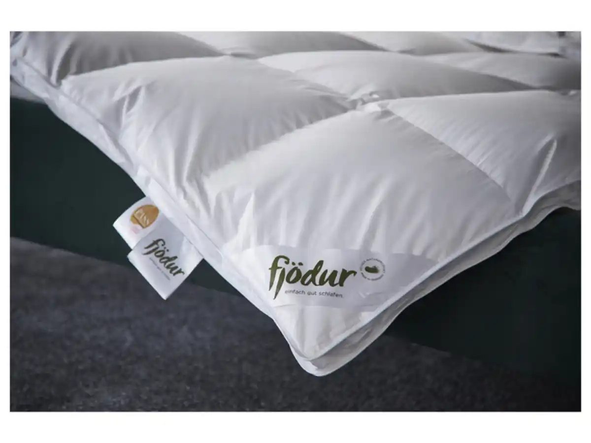 Bild 4 von Fjödur Luxus Gänsedaunen- Kassettenbettdecke, warm
