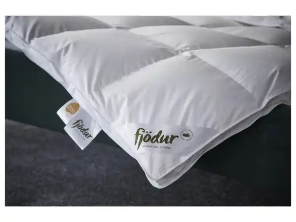Bild 4 von Fjödur Luxus Gänsedaunen- Kassettenbettdecke, warm