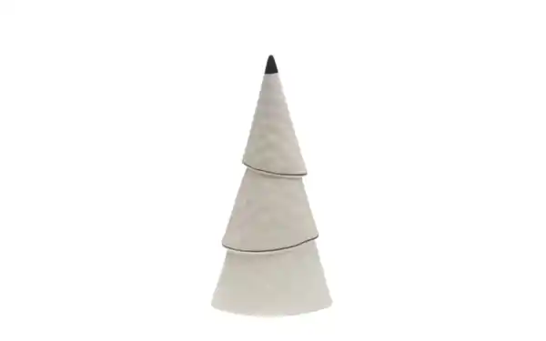 Bild 1 von Deko-Tannenbaum, weiß/schwarz, 25 cm