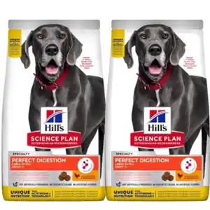 Hill's Science Plan Perfect Digestion Adult Large Breed mit Huhn und Reis 2x14 kg