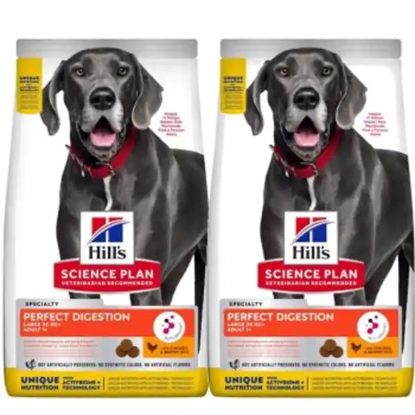 Bild 1 von Hill's Science Plan Perfect Digestion Adult Large Breed mit Huhn und Reis 2x14 kg