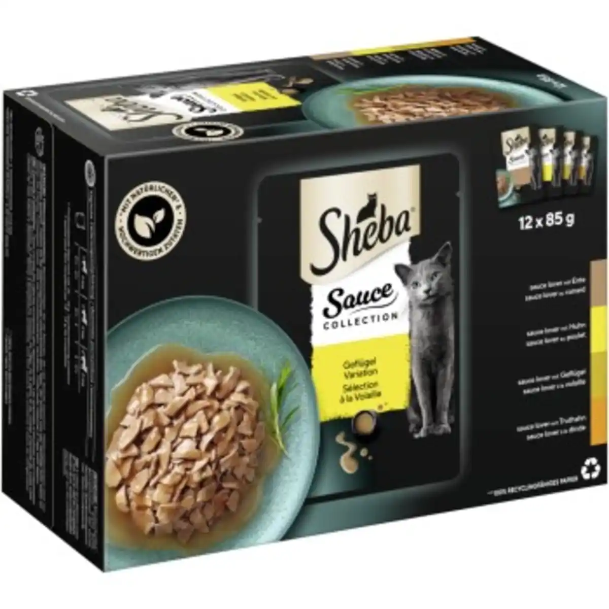 Bild 1 von Sheba Multipack Sauce Collection Geflügel Variation 12x85g