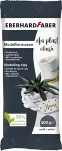 Eberhard Faber EFA Plast Classic Modelliermasse weiß, 500 g