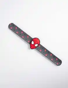 Kinder Slap-Armband - Spiderman - schwarz