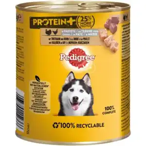 Pedigree Dose Protein+ in Pastete 12x800g Truthahn & Huhn