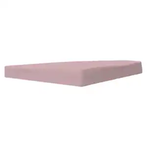 Winterjersey Spannbetttuch, 90-100 x 200 cm, rosa