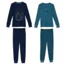 Bild 1 von Frottee Pyjama, navy/türkis, 110/116, 2er Set