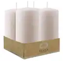 Bild 1 von Diana Candles Stumpenkerzen Ø 6 X 11 cm creme 4er Pack