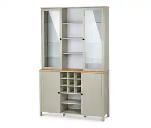 Buffet-Schrank mit Glastüren und Stauraum