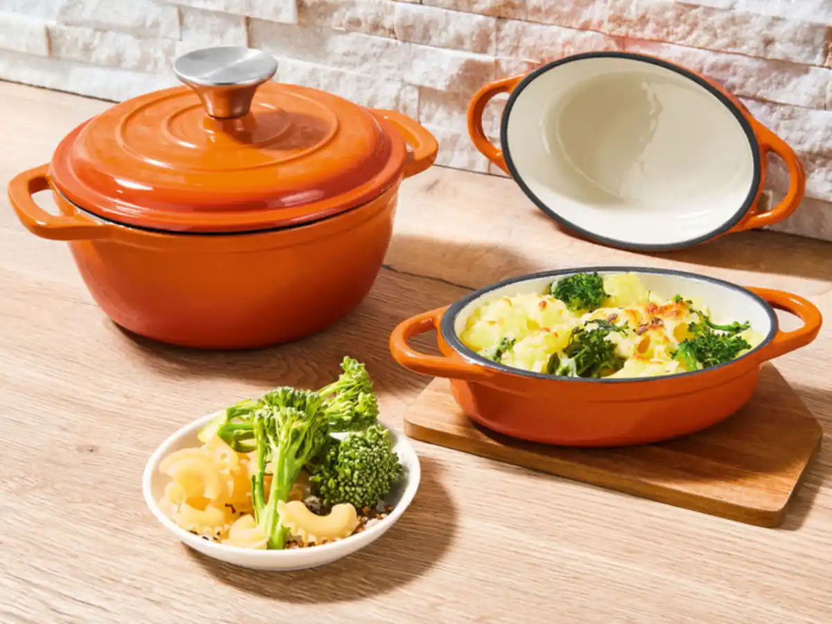 Bild 2 von ERNESTO® Mini-Gusseisen-Auflaufformen, 14,5 x 10 cm, 2 Stück