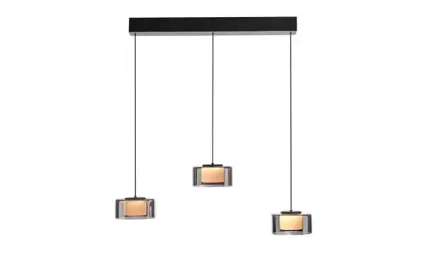 Bild 2 von LED-Pendelleuchte Rika, schwarz, 3-flammig, 180 cm, inkl. Höhenverstellung