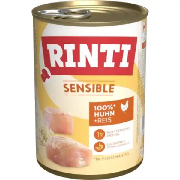 Bild 1 von RINTI Sensible 12x400g Huhn & Reis