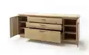 Bild 2 von Wiemann - Sideboard Barcelona, Balkeneiche massiv /Eiche Bianco furniert, inkl. Beleuchtung