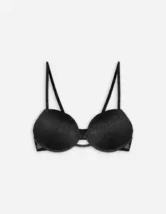 Damen Push-Up-BH - Push-Up-Effekt - schwarz