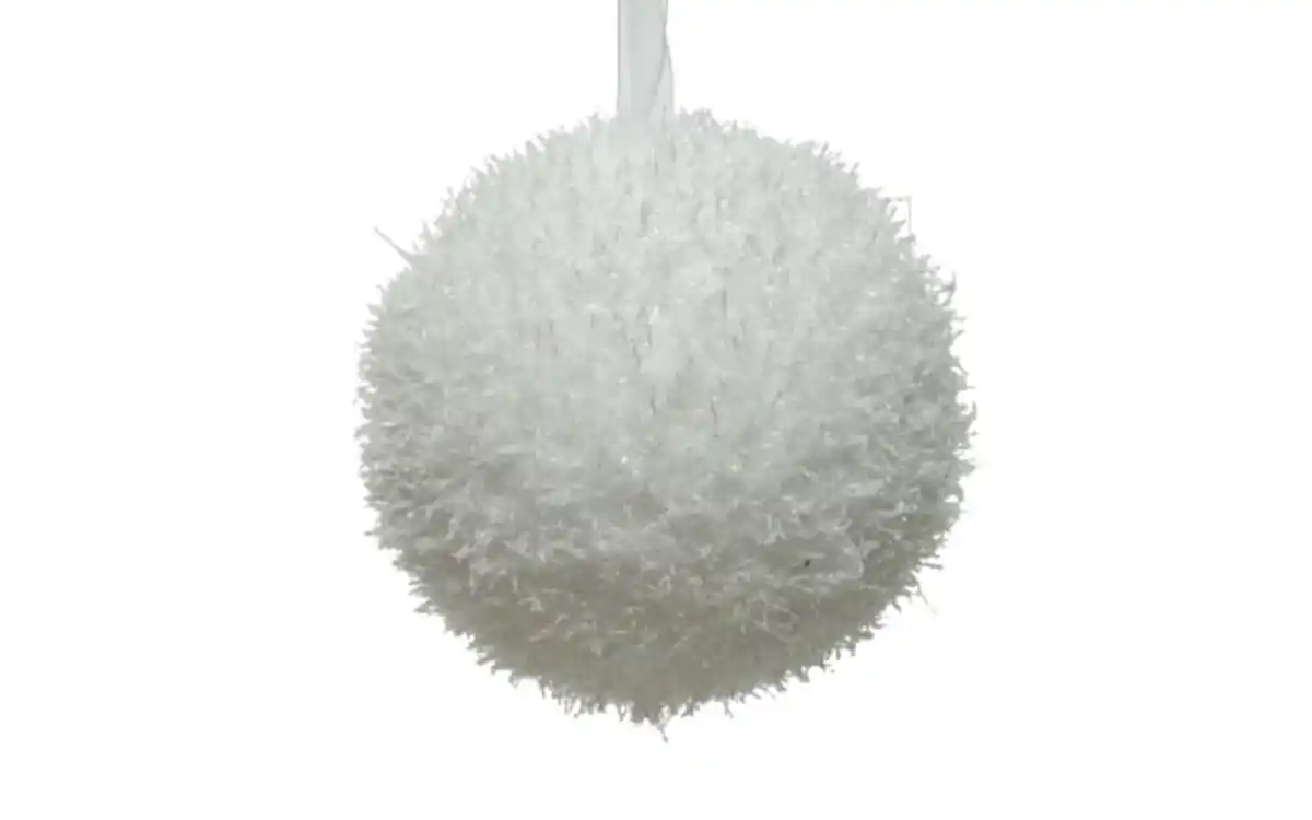 Bild 1 von Weihnachtskugel Eis, weiß, 8 cm