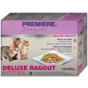 PREMIERE Deluxe Ragout Kitten Multipack 12x85g