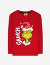 Bild 1 von Kinder Langarmshirt - Grinch - dunkelrot