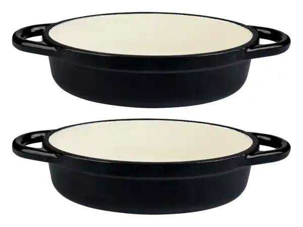 Bild 3 von ERNESTO® Mini-Gusseisen-Auflaufformen, 14,5 x 10 cm, 2 Stück