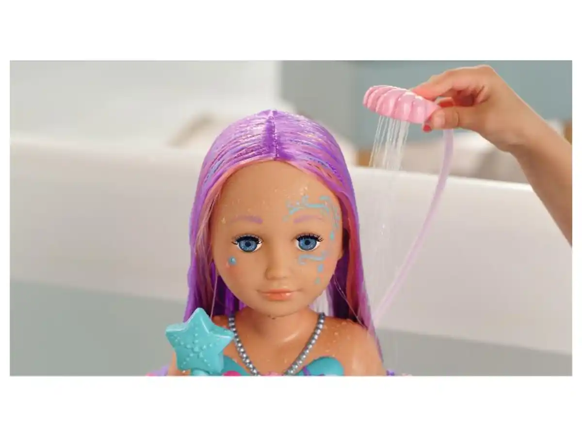 Bild 2 von ZAPF Sister Stylingkopf Meerjungfrau, für Badewanne