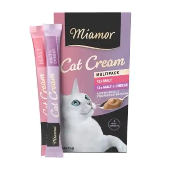 Bild 1 von Miamor Cat Snack Malt-Cream Vorteilspack 24x15g