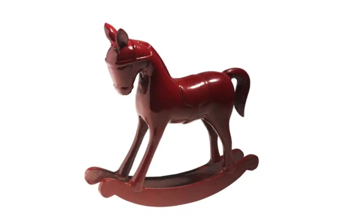 Bild 1 von Deko-Schaukelpferd, rot