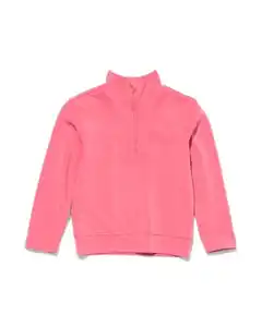 Kinderpullover mit Reißverschluss rosa